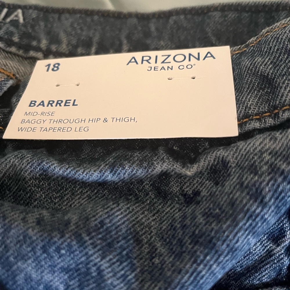 Arizona Jean Company Blue Flare & Wide Leg Jeans